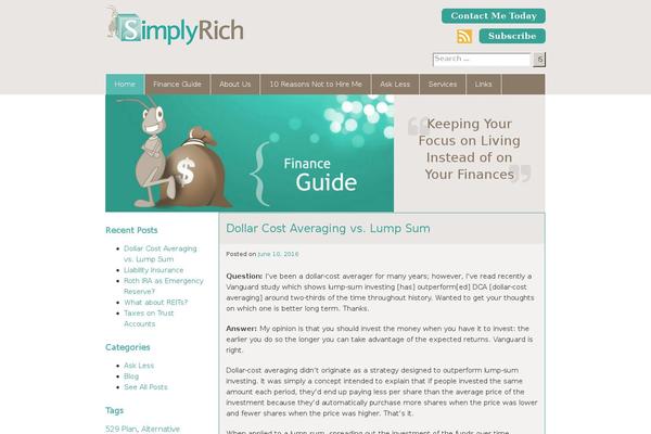 simplyrich.com site used Yourweblayout
