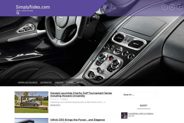 Plum theme site design template sample