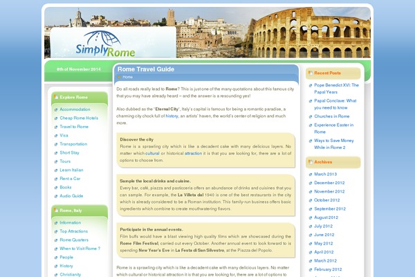 Simplytravel theme site design template sample