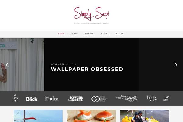 Amory theme site design template sample