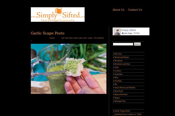 simplysifted.com site used Clean Home