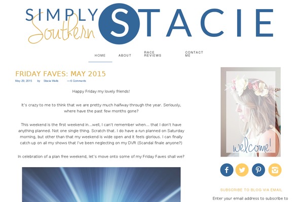 simplysouthernstacie.org site used Foodie Pro