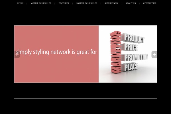 Landscape theme site design template sample