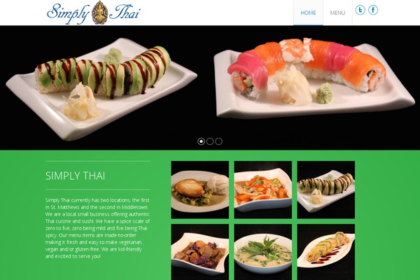 Infinite theme site design template sample