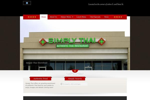 The Restaurant theme site design template sample