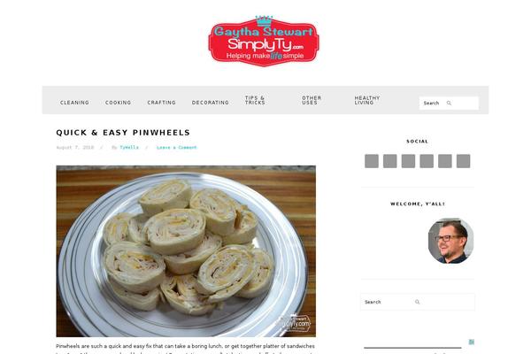 Foodie Pro theme site design template sample