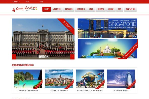 simplyvacations.in site used Sw_go