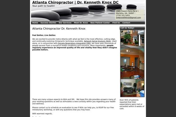 simplywellatlanta.com site used Chiro