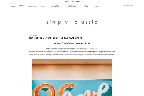 Site using Genesis Simple Share plugin