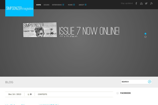 Fizz theme site design template sample
