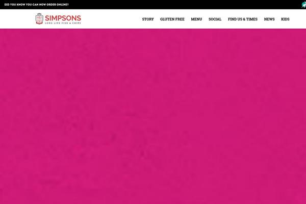 simpsonsfishandchips.com site used Simpsons