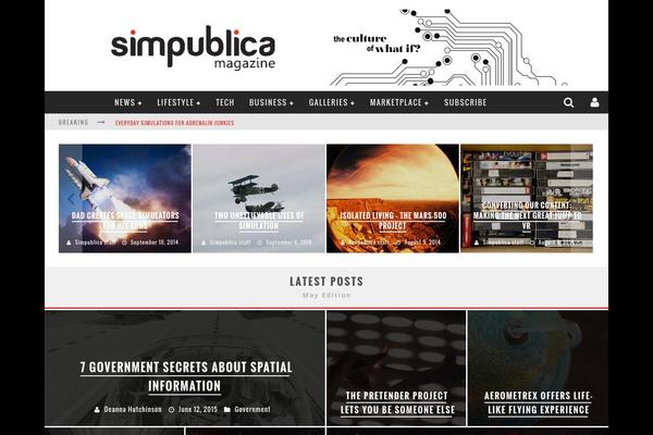 Valenti theme site design template sample