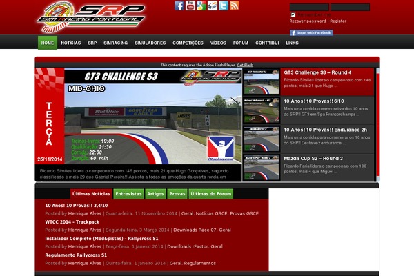 Raceclan theme site design template sample