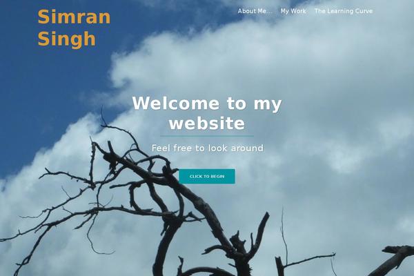 simransingh.com site used Swift-blog