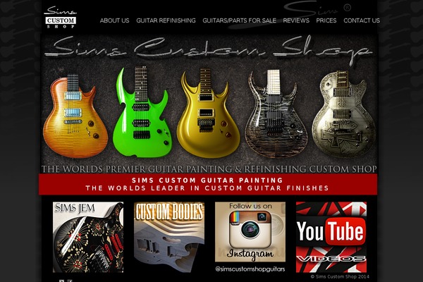 Sims theme site design template sample