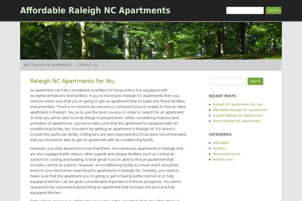RCG Forest theme site design template sample