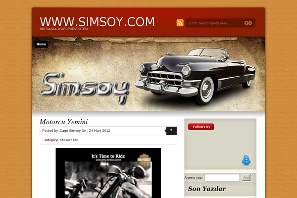 papyrus theme site design template sample
