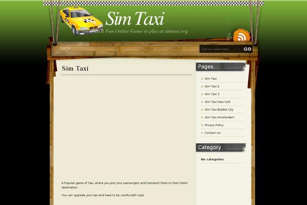 Hanging theme site design template sample