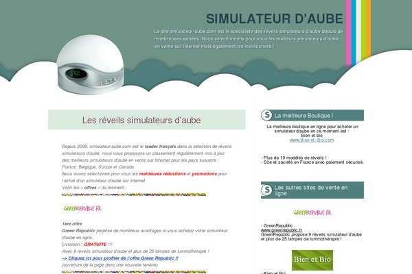 Nouveau theme site design template sample