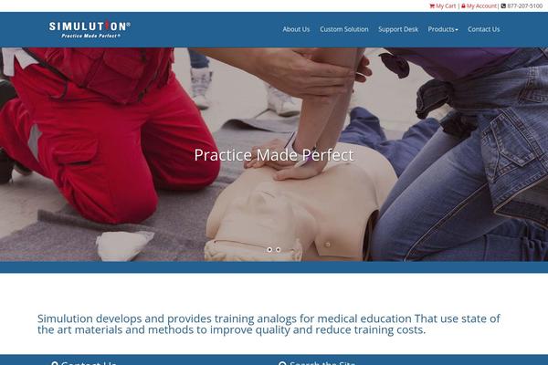 Site using Motopress-slider plugin