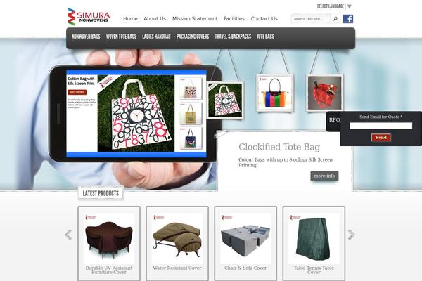 eStore theme site design template sample