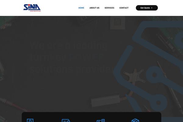 sinaeg.net site used BeTheme