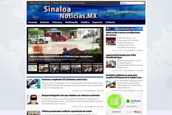 Advanced Newspaper theme site design template sample