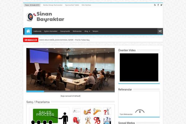 Brite theme site design template sample