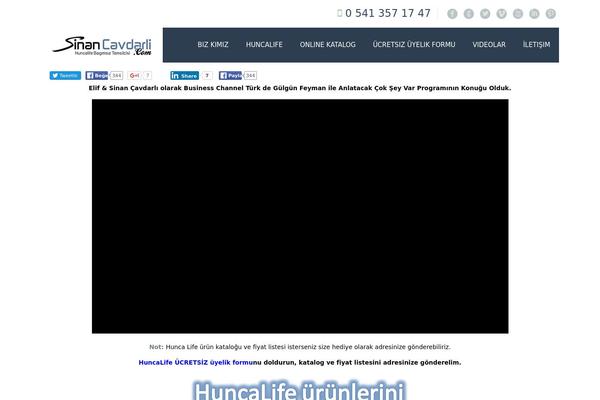 sinancavdarli.com site used Tisson-responsive-wordpress-theme