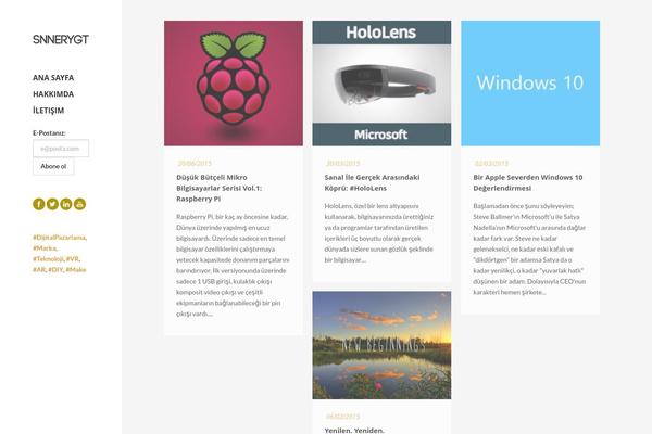 Stockholm theme site design template sample