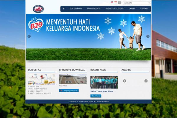 Site using BNS Add Widget plugin