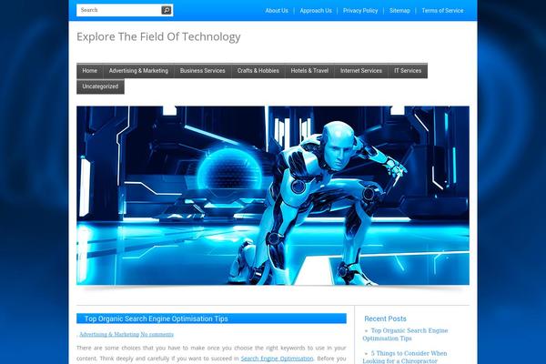 Progress theme site design template sample