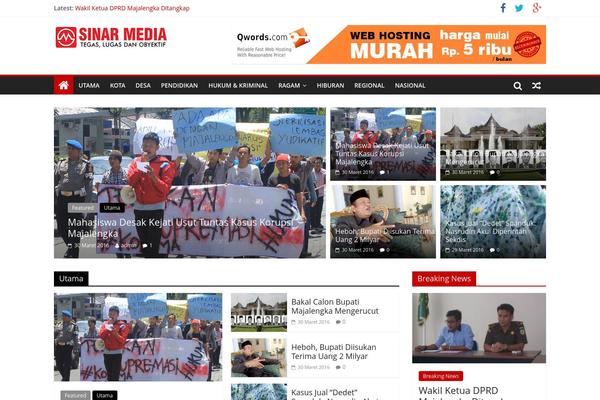 ColorMag theme site design template sample