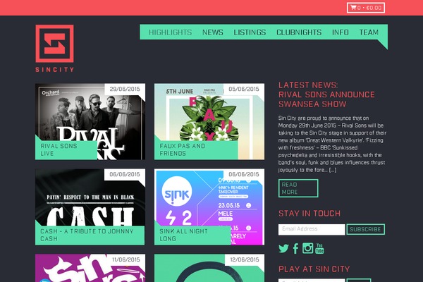 Site using Flex-slider plugin