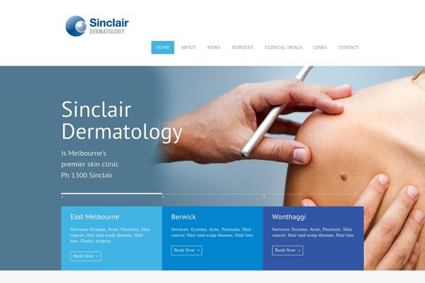 MediCenter theme site design template sample