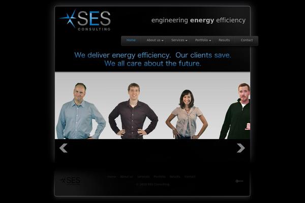 Ses theme site design template sample