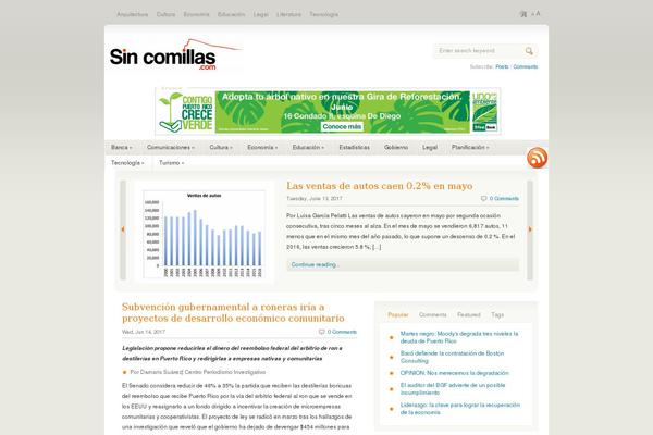 Site using Supercarousel plugin