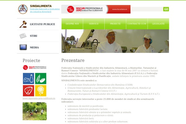 sindalimenta.ro site used Harvest-time