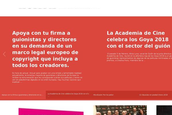 Alma theme site design template sample