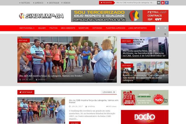 Gradiant theme site design template sample