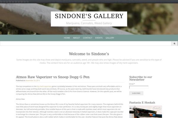 Pure & Simple theme site design template sample
