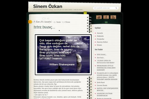 sinemozkan.net site used Diary