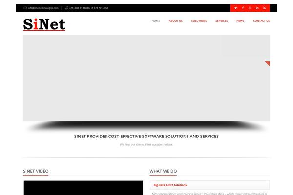 Bostan theme site design template sample