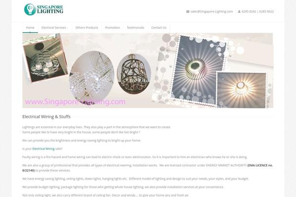 Astrum theme site design template sample