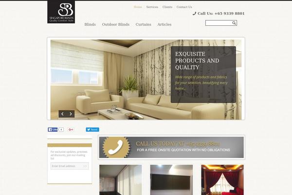 singaporeblinds.com site used Cynthia