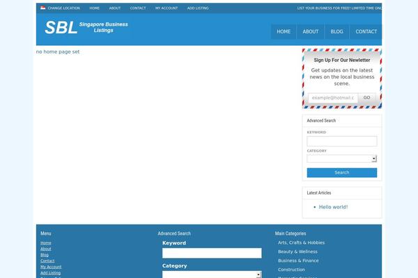 Dt theme site design template sample