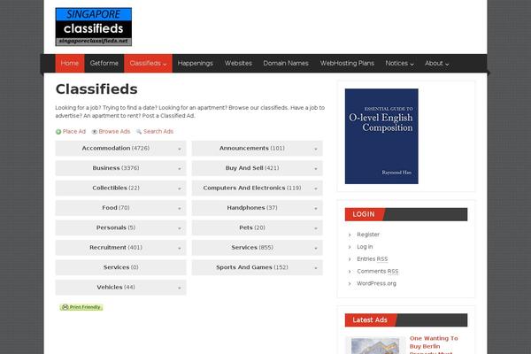 Site using Hivepress plugin