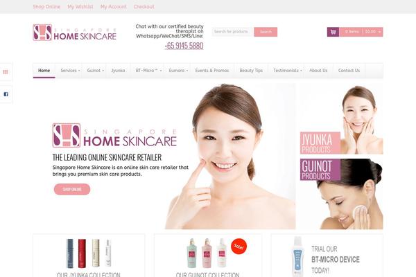 singaporehomeskincare.com site used Beautyshop