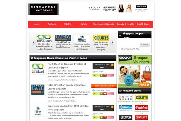 Couponpress theme site design template sample