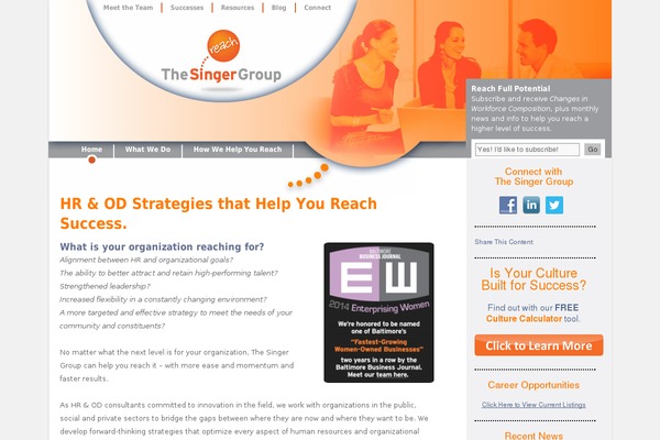 Talent theme site design template sample